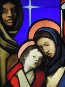 Epiphany Stained Glass, detail, by Janet McKenzie