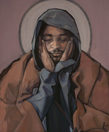 Jesus at Gethsemane© by Janet McKenzie